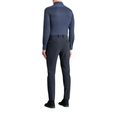 Camicia Uomo Oxford Jacard Blu RRD- Francavilla Moda